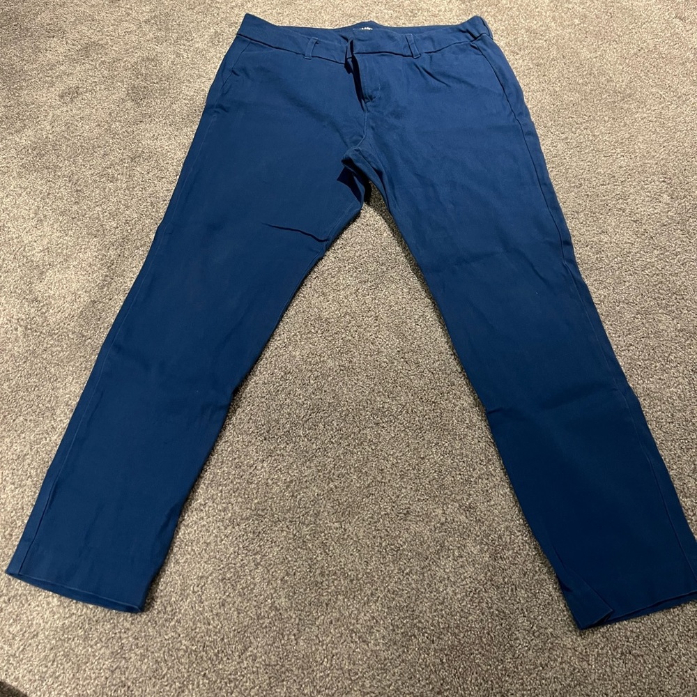 Old Navy blue pixie ankle pant size 14
